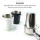 thumbnail image 4 of Bearachild Taza de café en polvo de acero inoxidable a prueba de polvo, contenedor de buen sellado, alimentador de portafiltros, suministros de viaje, Juegos de servir café y té Negro 58 mm Bearachild HA066176-03, 4 of 6