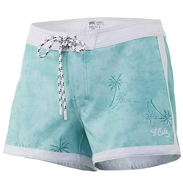 Huk Women's Tropic Performance Quick-Drying Short with +30 UPF Sun  Protection, Seafoam, 6