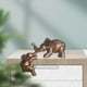 thumbnail image 5 of Lindo o estatuil de pulpo resina Animal estatua escultura interior al aire libre oficina escritorio estante TV estante decoración Cobre Sunnimix Figurilla de resina, 5 of 8