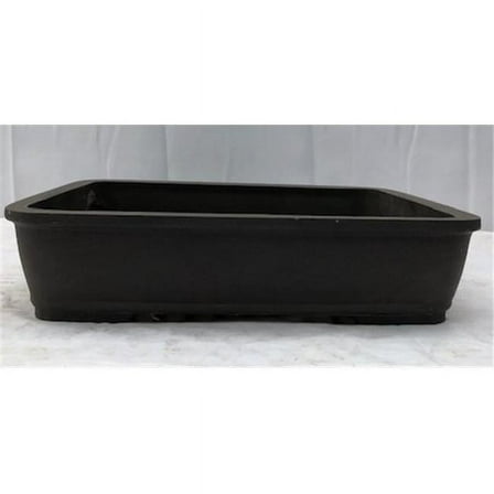Bonsai Boy M1004 Mica Bonsai Pot, Brown - Rectangle