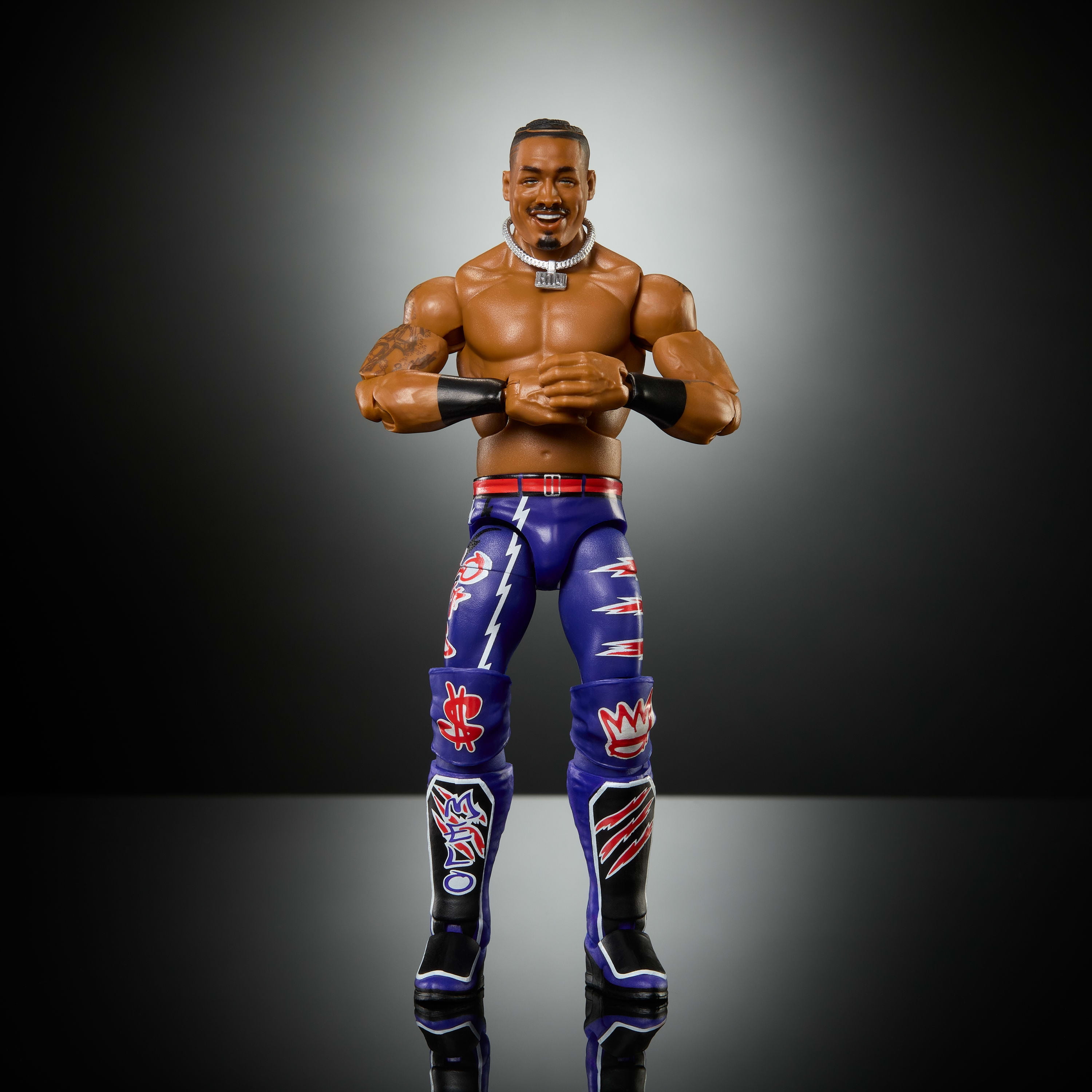 WWE Elite Carmelo Hayes Action Figure Series #121, 6-inch Collectible with Accessories