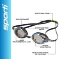 thumbnail image 2 of Sporti S2 World Flag Goggles, UV Shield, Shatter-Resistant, Adjustable Straps, Antifog, 2 of 8
