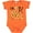 Orange, variant on Inktastic I'm One Pizza Birthday Party Boys or Girls Baby Bodysuit