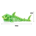 thumbnail image 7 of PLA 3D Printed Dog Model Solid Color Movable Pitbull Dog Doll Multi-jointed Articulated Animal Figurine Desktop Decoration, 7 of 7