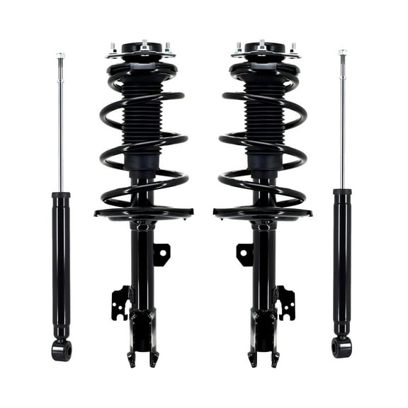 Set of 4 Front Quick Complete Strut-Coil Spring-Rear Shock Absorber For 2015-2020 Toyota Sienna FWD w/o Mobility Auto Access Package