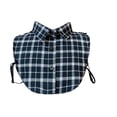 thumbnail image 2 of Denim False Collar for Women, Detachable Dicky Collar Insert for Sweaters & Dresses, Adjustable Lightweight Layered Look (Navy), 2 of 3
