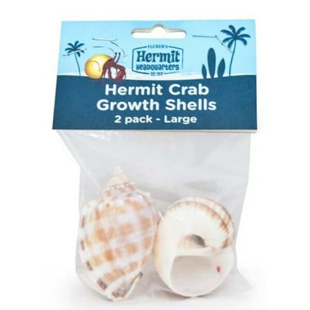Fluker's Hermit Crab Growth Shells, Large (Pack of 2)