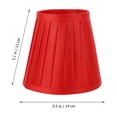thumbnail image 2 of TEHAUX 1Pcs Red Ironware Lampshade for Table Lamp Create Warm Atmosphere Bedroom, 2 of 4