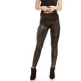 thumbnail image 1 of Spanx 20188P Velvet Shine Legging Black/Gold ( 3X ), 1 of 2