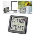 thumbnail image 4 of Hygrometer, High Accuracy Real Time Monitoring Four Stomatal Monitoring Temperature Humidity Meter  for Office for Garden  for Home Black,White, 4 of 8