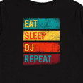 thumbnail image 4 of Inktastic DJ Eat Sleep DJ Repeat Music Boys or Girls Long Sleeve Toddler T-Shirt, 4 of 5