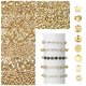 thumbnail image 1 of 100pcs Oil-sealed And Colour-protected Ccb Beads Round Square Beads Pentagram Hearts Diy Handmade Beading Material Accessories(100 Spherical Faceted B, 1 of 5