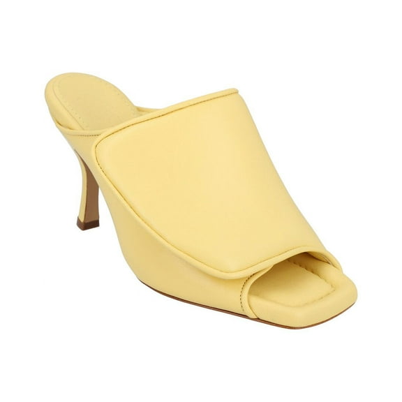 Gia Borghini Couture Leather Sandal, 38.5, Yellow