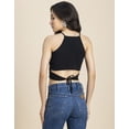 thumbnail image 4 of Moomaya Casuals, Sporty Crop Top, Sleeveless Knitted Styled Back Top, 4 of 9