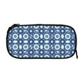 thumbnail image 3 of Goofa Vintage Blue Pattern Big Capacity Pencil Pen Case Office College Large Storage High Capacity Bag Pouch Holder Box Organizer, 3 of 9