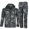 thumbnail image 1 of Chaquetas con capucha para deportes al aire libre para hombre, transpirables, impermeables, cortavientos, para montañismo y escalada en roca, todo el día, 1 of 3