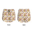 thumbnail image 5 of Lsque Mushroom Printed Women's Running Shorts with Liner Pockets,Elastic Quick Dry Workout Athletic Gym Yoga Shorts,Womens High Waist Shorts-Medium, 5 of 9