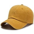 thumbnail image 1 of Meitianfacai Washed Plain Baseball Cap, Adjustable Dad Hats Gift for Men/Women Light Board Pure Colour Sun Hat, 1 of 2