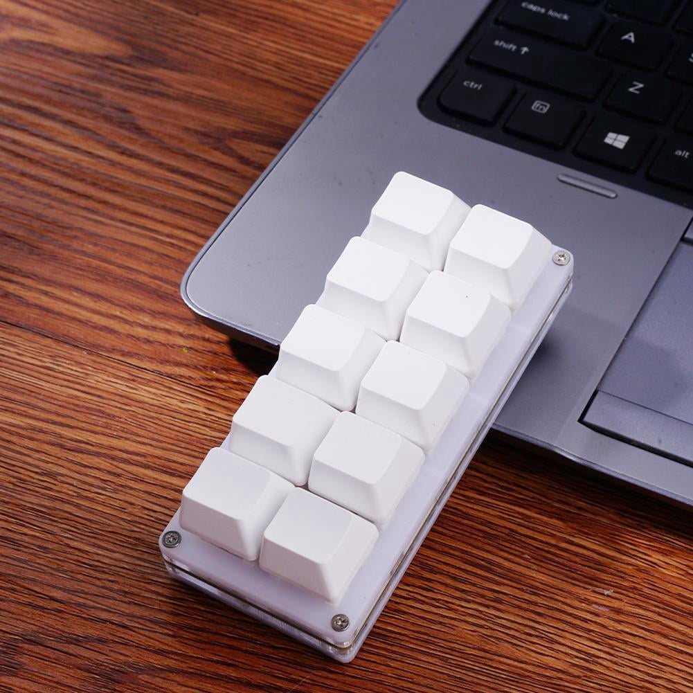 New Programmable Mechanical Keyboard 10 Keys Macro Keypad Blue / Red Switch Diy Usb Programming Shortcut Outemu Hot Swap Osu