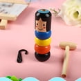 thumbnail image 5 of Este juguete puede movilizar el cerebro del niño, dejarlo pensar, cómo golpear el bloque de madera de juguete sin que se caiga, cultivar la capacidad de pensamiento del niño y la habilidad p, 5 of 5