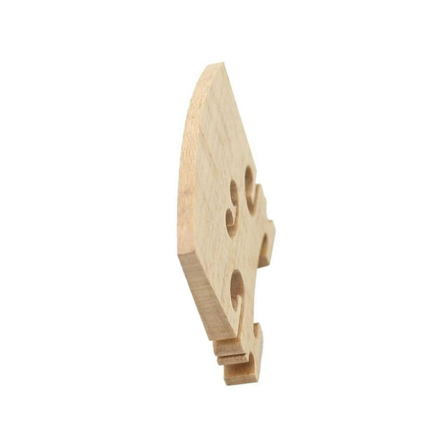 Wosthever Puente de violín de arce duradero, piezas de instrumentos musicales, puentes 1/4, puente de violín de espesor precortado, puentes de Accesorios para instrumentos musicales