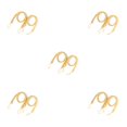 thumbnail image 2 of stanreset 1/2/3/5 2 Pièces Maison Hôtel Polyester Rideau Retenue Salon Drapé Tieback Draperies Support Décoratif Ondulé Corde Or 5PCS, 2 of 6