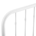 thumbnail image 4 of Pemberly Row Tête de Lit Moderne King en Fer Enduit de Poudre, Blanc, 4 of 7