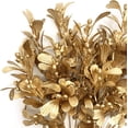 thumbnail image 3 of 2/4PCS Artificial Golden Leaves Plants for Christmas Decoration, Fake Plant Bush Grass Fern Bushes Faux Shrubs Greenery Indoor Outside Planter Vase Filler Festival Home Décor, 3 of 8