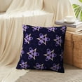 thumbnail image 4 of LALILO Throw Pillow Covers Pencil Ethnic With Navy Blue And Cream Cushion Cover 18" x 18", 3777 Pack, 4 of 6