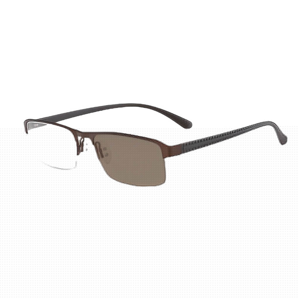 thumbnail image 5 of Minnieouse Gafas de sol de media montura para hombre, lentes fotocromáticos inteligentes de doble para lectura, anteojos antideslizantes para Type2 NO2, 5 of 6
