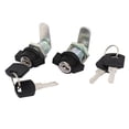 thumbnail image 1 of Unique Bargains Cabinet Cupboard Threaded Locking T Handle Cam Locks 18mmx25mm 2pcs, 1 of 1