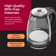 thumbnail image 3 of Tetera eléctrica MuellerLiving Glass con luz LED de 1,5 L y 1500 W, 3 of 9