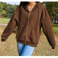 thumbnail image 4 of Sudadera Para Sublimar Con Cierre,capucha Para Mujer, 4 of 7