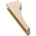 thumbnail image 6 of 4"W x 8"D x 24"H Thin Monterey Rough Cedar Woodgrain TimberThane Corbel, Primed Tan, 6 of 6