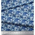 thumbnail image 2 of Soimoi Polyester Crepe Fabric Floral & Paisley Fabric Prints by Yard 42 Inch Wide, 2 of 5