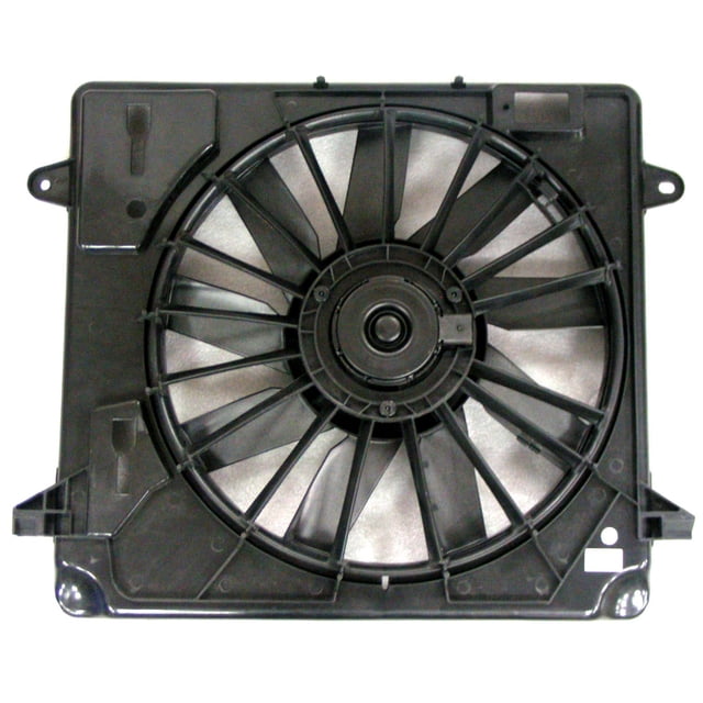 Agility Auto Parts 6022111 Dual Radiator and Condenser Fan Assembly for 2007-2011 Jeep-Wrangler