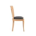 thumbnail image 5 of Linon Jared Set of Two Side Chairs Grey Padded Seats Frame in Natural Beechwood, 5 of 17