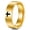 6mm gold, variant on Unisex Stainless Steel Cross Ring Classic Style Band for Men Women Jewelry