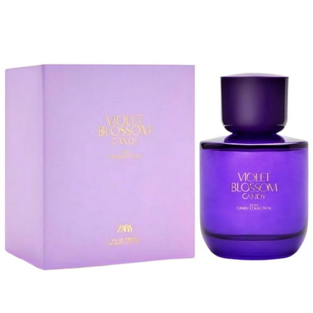 Zara Violet Blossom Candy Eau de Parfum for Women Sweet and Addictive Floral Gourmand Fragrance with Almond and Magnolia from the Basics Collection 90 ML (3.04 FL OZ)