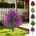 thumbnail image 7 of 16.7" Artificial Topiary Tree, Set of 1 Artificial Shrubs Fake Bushes with Spike, Faux Plants for Porch, Artificial Plants for Outdoor Planters Indoor UV Resistant(Green), 7 of 7