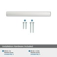 thumbnail image 5 of Amerock Merced 3-3/4 inch (96mm) Center-to-Center Polished Chrome Cabinet Pull, 5 of 7