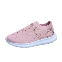 Earlde Women's Slip on Casual Sneakers Comfortable Tennis Shoes Work Nurse Flat Shoes