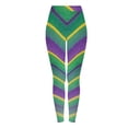 thumbnail image 5 of TRUBKH St. Patrick's Day Pants Graphic High Waist Skinny Leggings Tummy Control Workout Yoga Pants Shamrock Tights Yoga Pants 3d Printed Irish Green Clover Leaves Shamrock Pants A3 Dark Purple M, 5 of 5