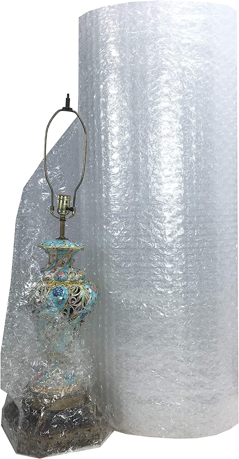 uBoxes Medium Bubble Cushioning Roll 48" Wide x 100 ft - Medium Bubbles 5/16", Clear, (BUBBMED48100)