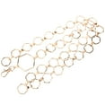 thumbnail image 3 of Golden Alloy Body Chain for Decor Lightweight Comfortable Stretchy Design Fits Perfectly 7 Inches, 3 of 8