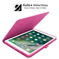 thumbnail image 5 of Mignova iPad 9.7 Inch Case, Lightweight Slim Fit PU Leather Folio Flip Smart Stand Wallet Case Multi-Angle Viewing Folio Cover for iPad 9.7 5th/6th Gen 2017 2018 A1822 A1823 A1893 A1954 (PInk), 5 of 6