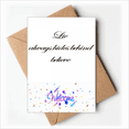 thumbnail image 1 of Lie always hides behind believe Welcome Back Greeting Cards Envelopes Blank, 1 of 3