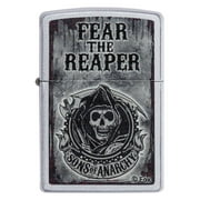 Zippo 28502 - Sons of Anarchy Fear The Reaper Satin Chrome Lighter