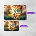 thumbnail image 5 of Hello Fall Corgi Football Welcome Autumn with Leaves Pumpkins Horizontal Metal Aluminum Sign Welsh Corgi Dog Lover Gifts Idea Wall Art Home Decor - 00012, 5 of 5