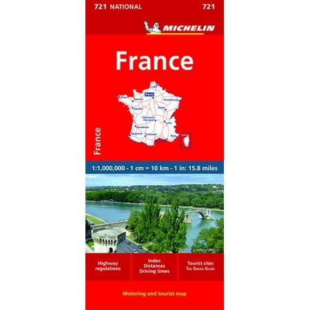 Maps/Country (Michelin): Michelin France Map 721 (Edition 10) (Sheet map, folded)